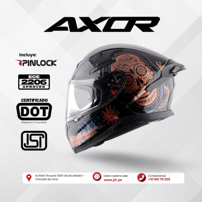 CASCO INTEGRAL AXOR APEX TRANCE DORADO