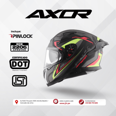 CASCO INTEGRAL AXOR APEX ROADTRIP NEGRO / GRIS
