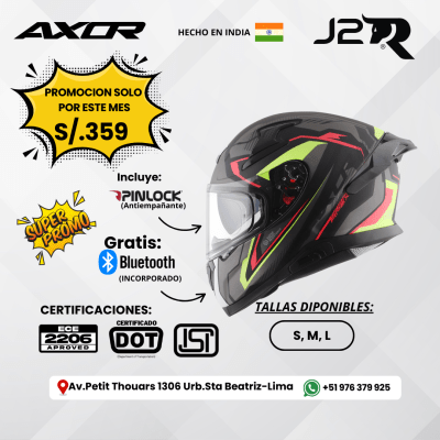 CASCO INTEGRAL AXOR APEX ROADTRIP NEGRO / GRIS