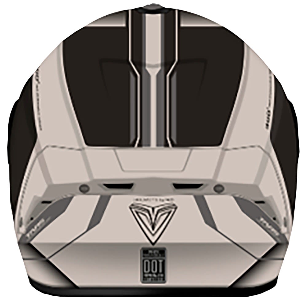 CASCO INTEGRAL FIBRA GIGA 2 STREAM ELEGANCE ARENA Y NEGRO MATE3