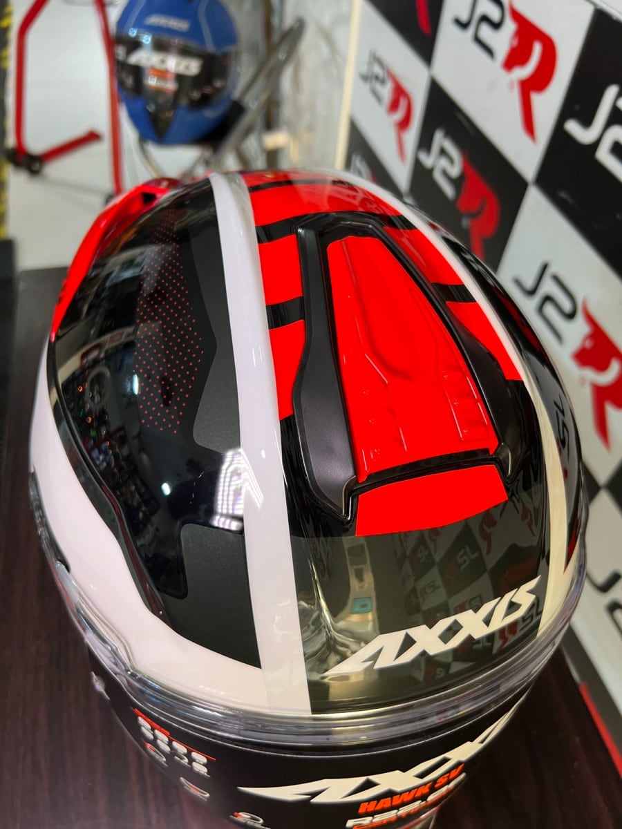 CASCO INTEGRAL AXXIS HAWK SV SAPHIRE BLANCO BRILLO3