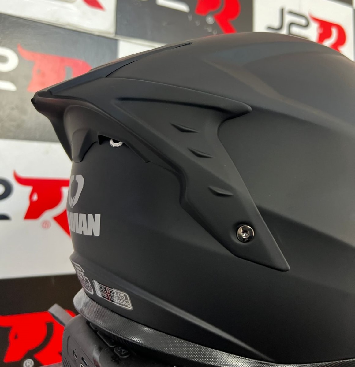 CASCO INTEGRAL SOMAN RAPTOR NEGRO MATE4