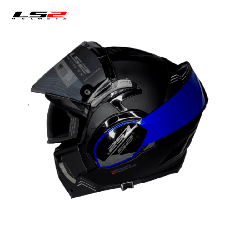 CASCO ABATIBLE LS2 FF900 VALIANT II HAMMER AZUL NEGRO MATE4