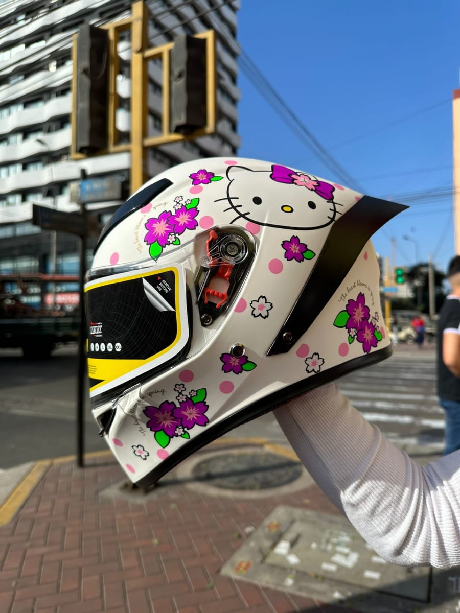CASCO INTEGRAL SOMAN KIDS KELLO KITTY1