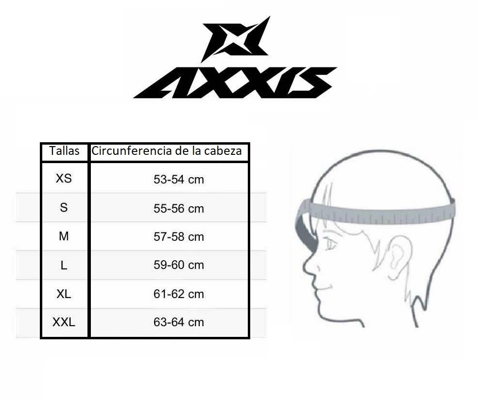 CASCO ABATIBLE AXXIS GECKO CAPITAL B3 AMARILLO FLUOR MATE5