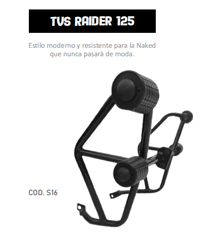 SLIDER TVS RAIDER125 DT - KN2