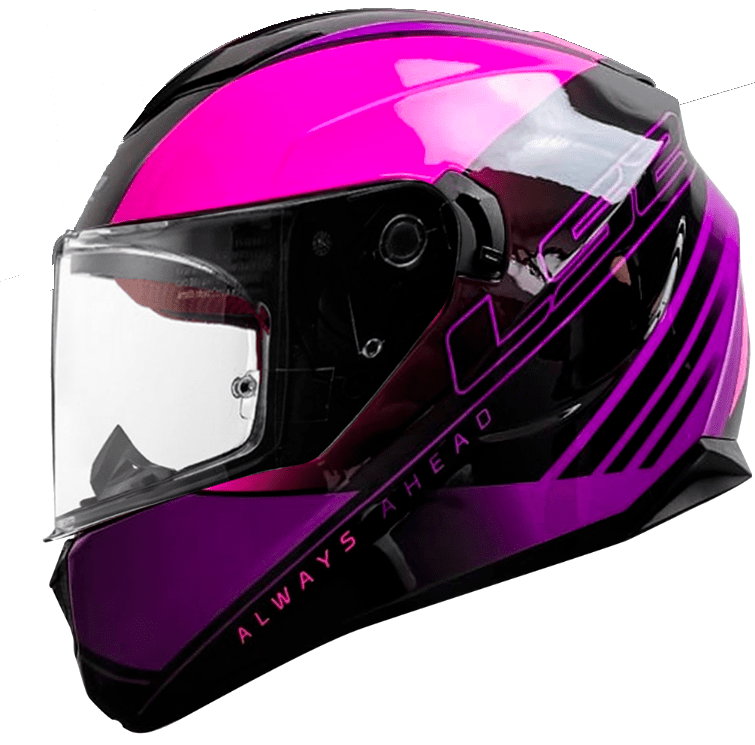 CASCO INTEGRAL LS2 FF320 STREAM EVO PATH FUCSIA1