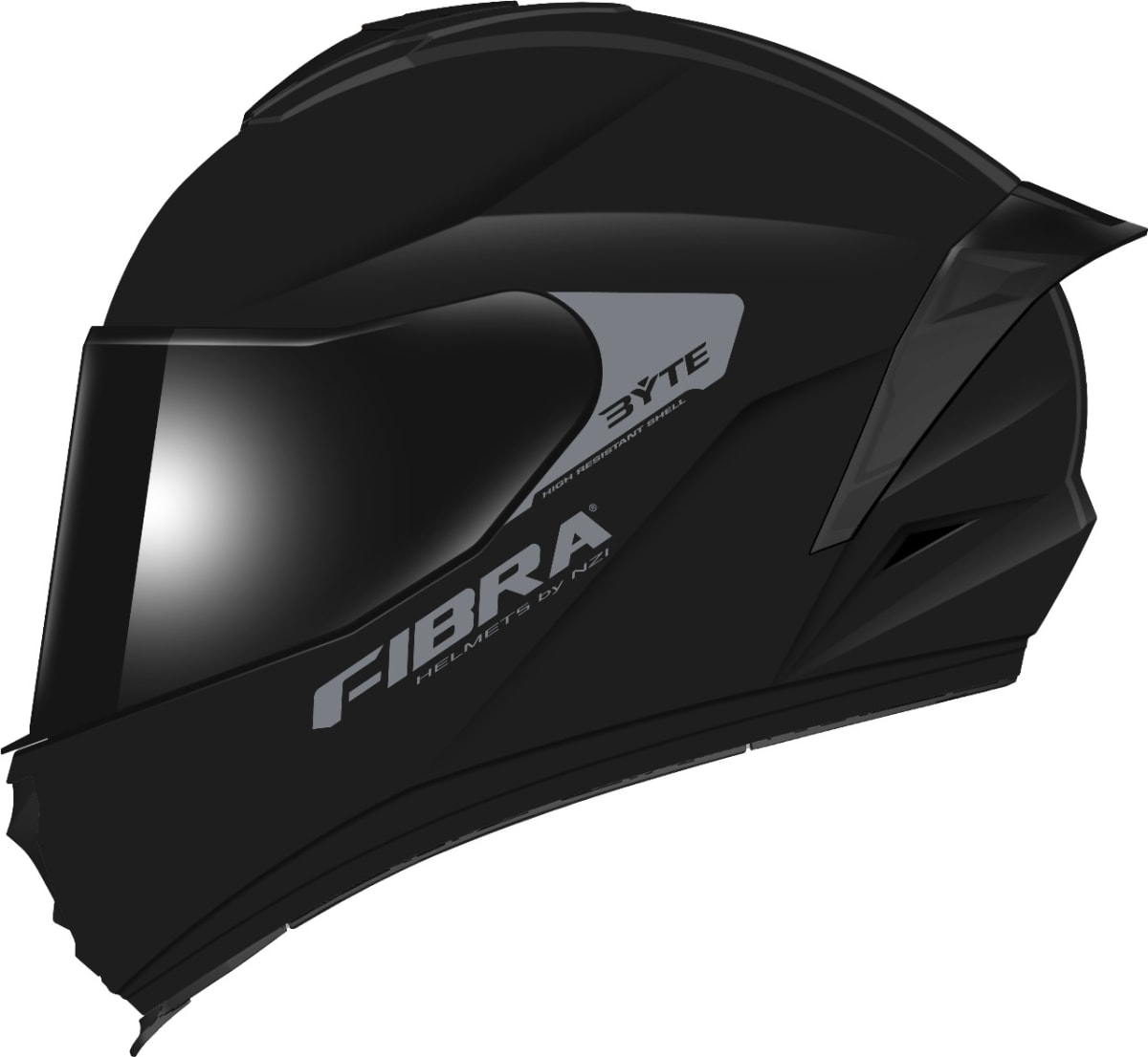 CASCO INTEGRAL FIBRA BYTE STREAM NEGRO MATE2