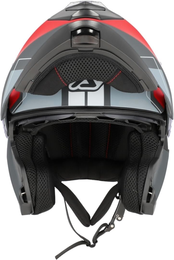 CASCO ABATIBLE ACERBIS SEREL ROJO / GRIS3