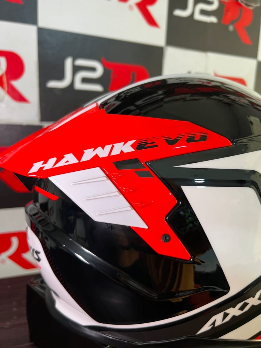 CASCO INTEGRAL AXXIS HAWK SV SAPHIRE BLANCO BRILLO6
