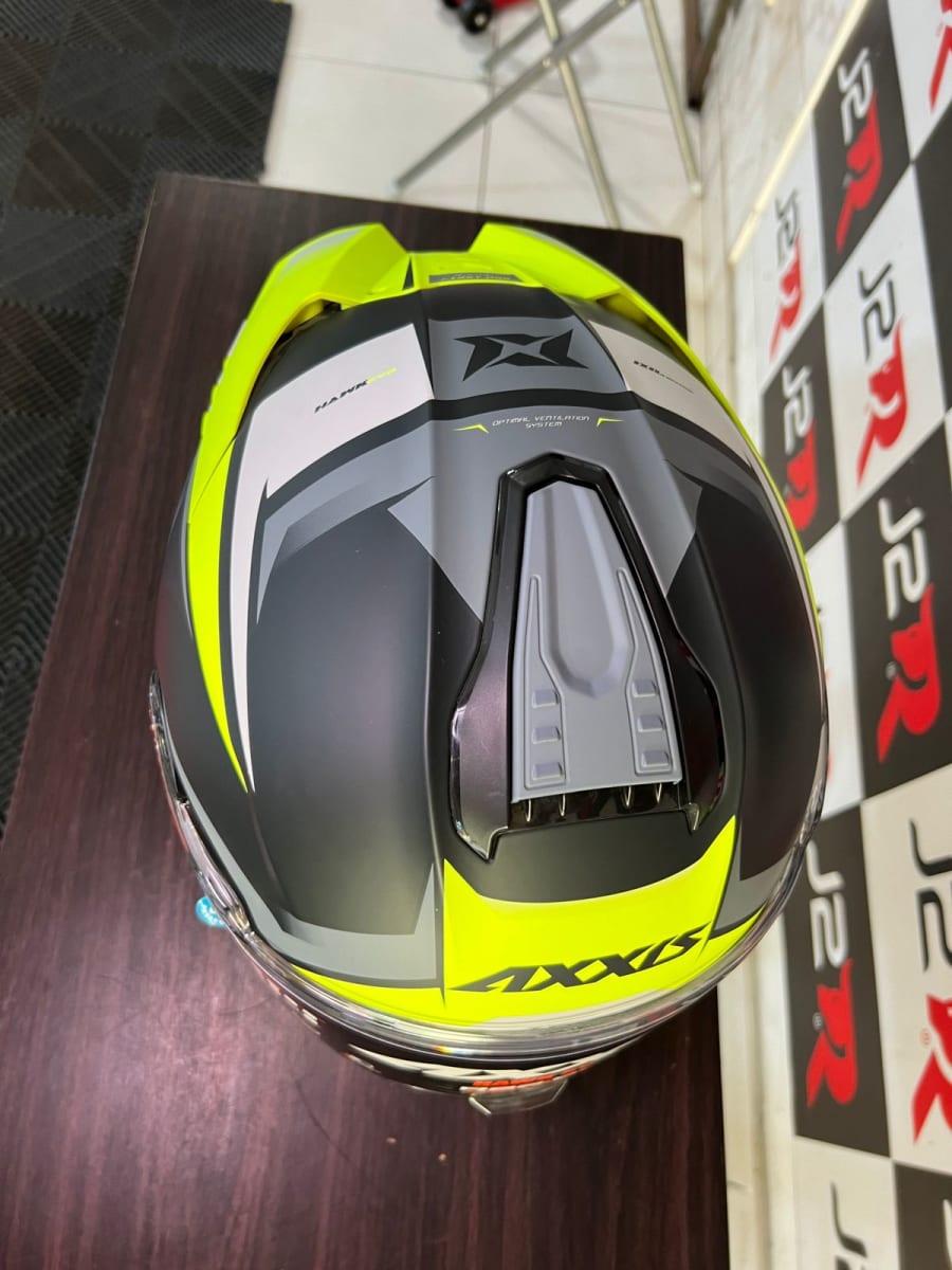 CASCO INTEGRAL AXXIS HAWK SV IXIL A3 AMARILLO FLUOR4