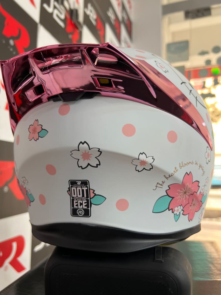CASCO INTEGRAL BIHR HELLO KITTY MATE4