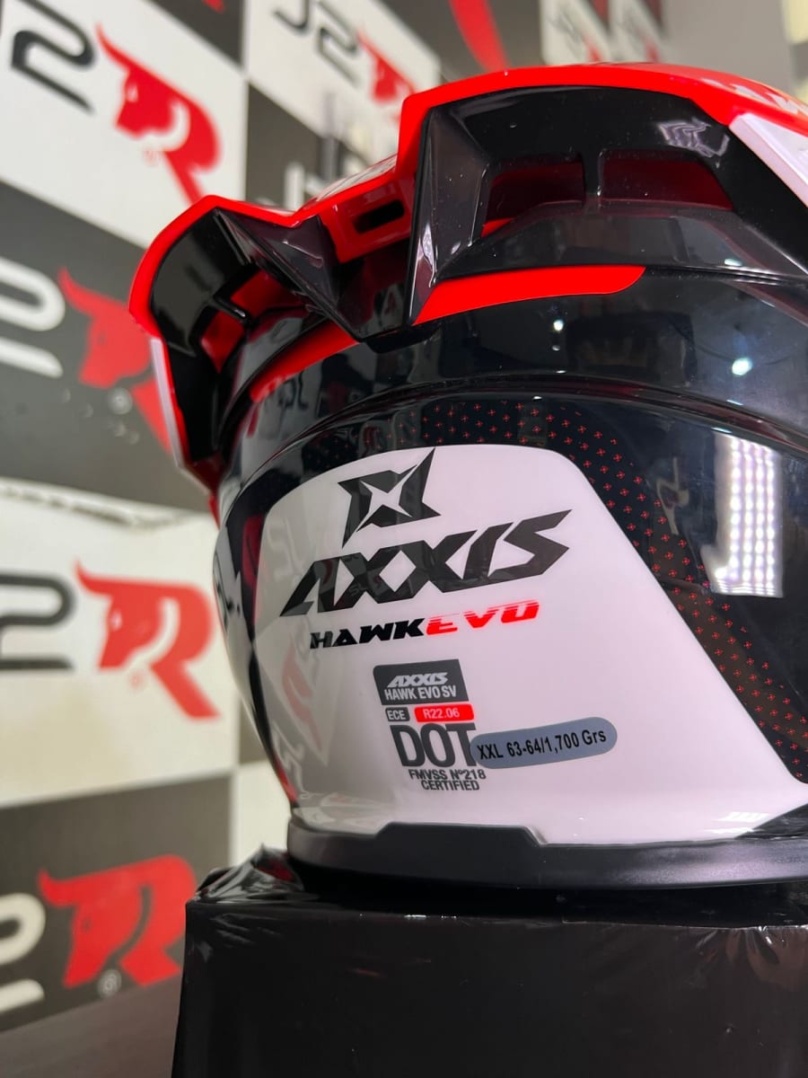CASCO INTEGRAL AXXIS HAWK SV SAPHIRE BLANCO BRILLO5