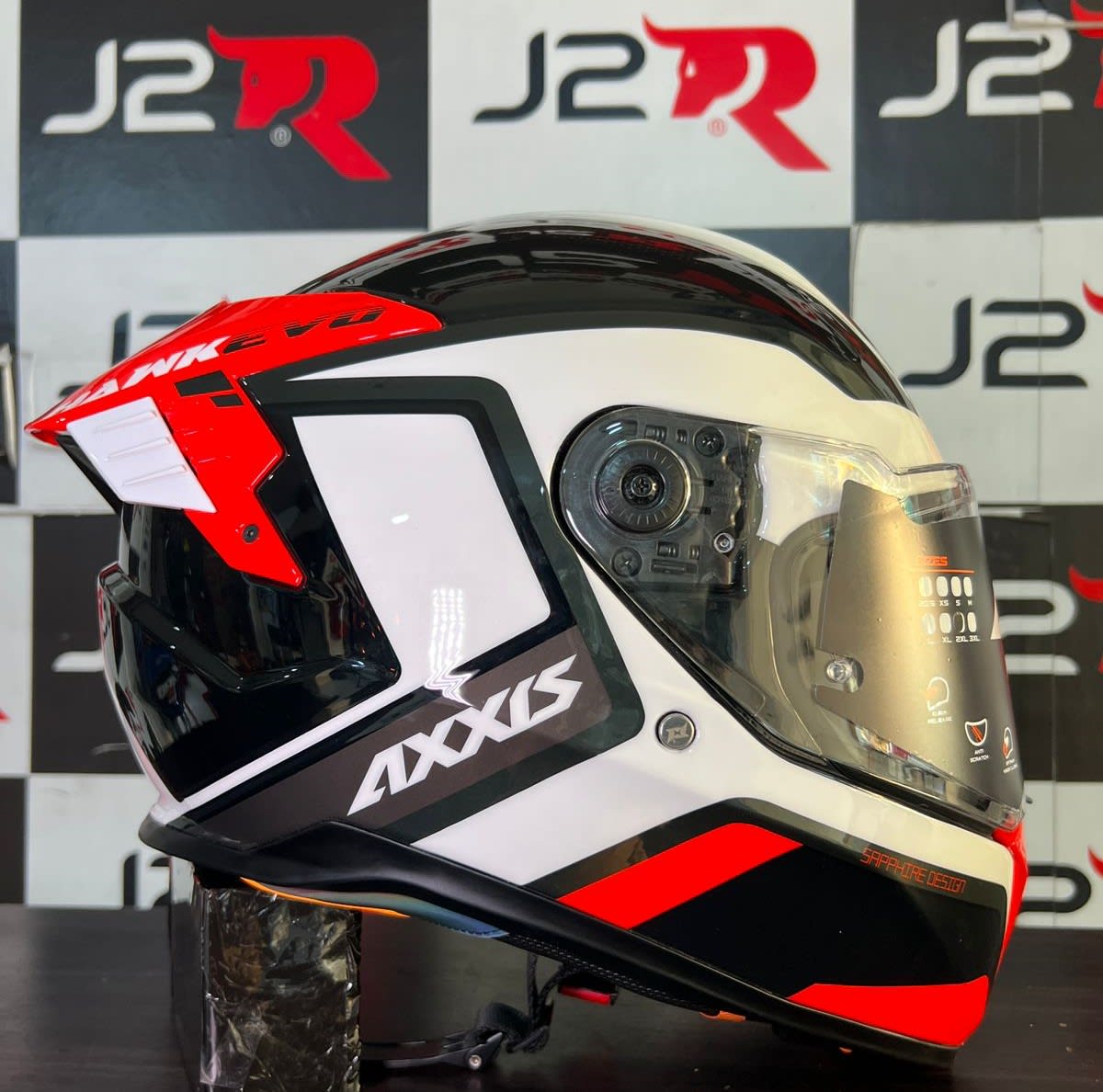 CASCO INTEGRAL AXXIS HAWK SV SAPHIRE BLANCO BRILLO1