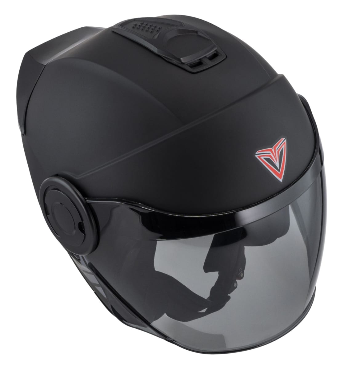 CASCO ABIERTO FIBRA ONE BIT STREAM SOLID NOUVEAU NEGRO Y PLATA MATE4