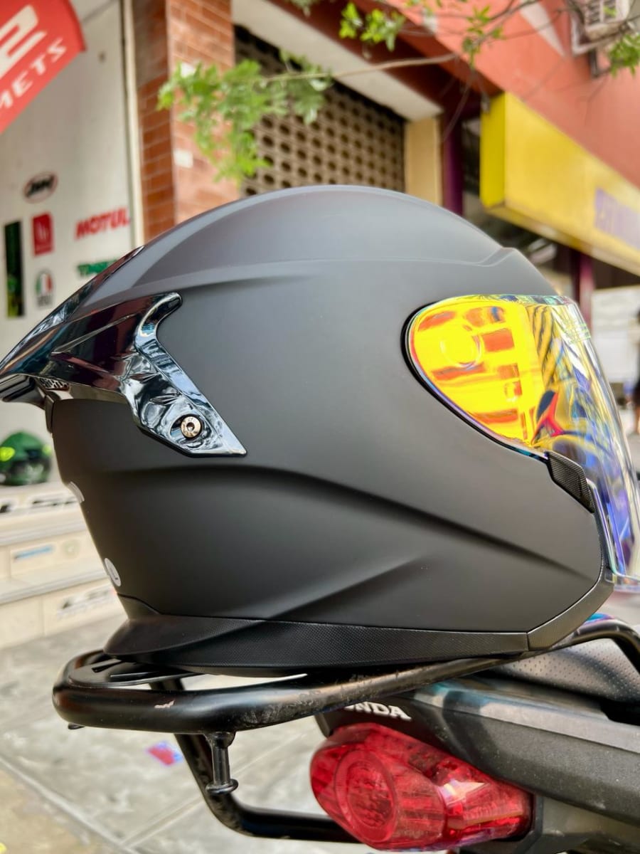 CASCO ABIERTO SOMAN NEGRO MATE / VISOR REVO3