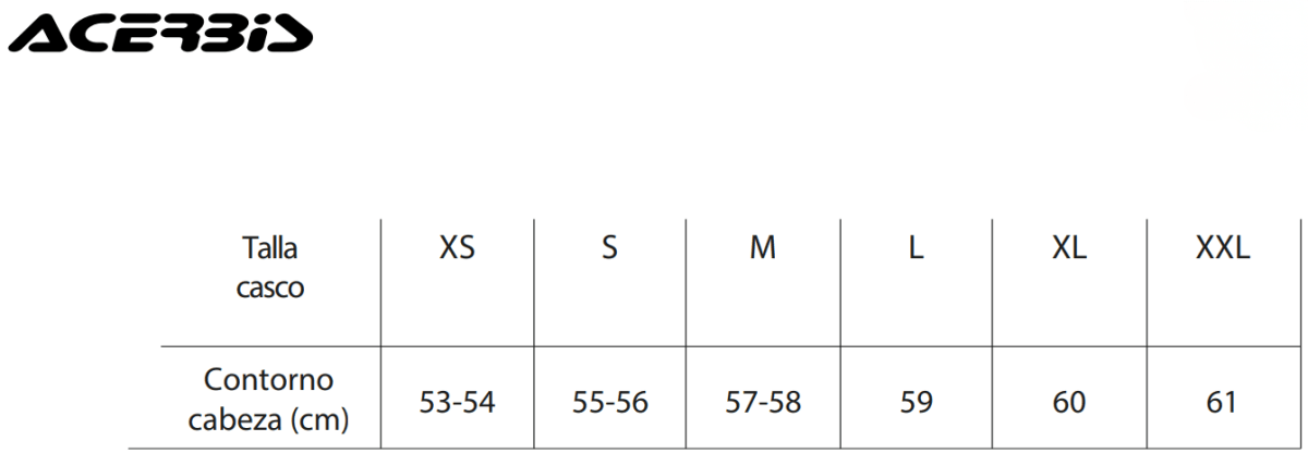 CASCO INTEGRAL ACERBIS ASSAULT SOLID BLANCO8