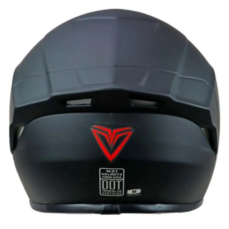 CASCO INTEGRAL FIBRA CHROMA ROJO ROJO NEGRO MATE5