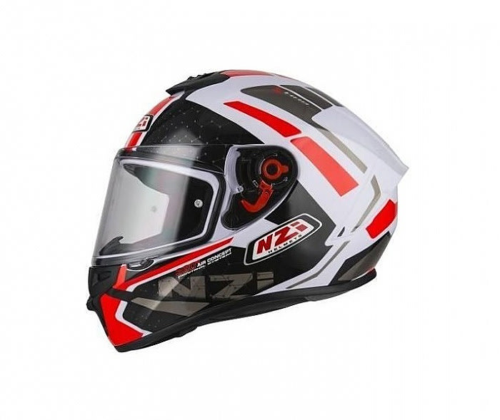 CASCO INTEGRAL NZI TRENDY OVERTAKING BLANCO/ROJO BRILLO4