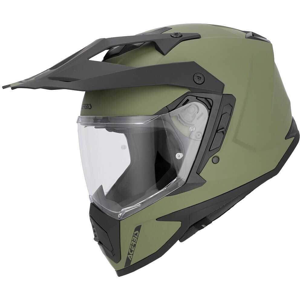 CASCO INTEGRAL ACERBIS ASSAULT SOLID VERDE3