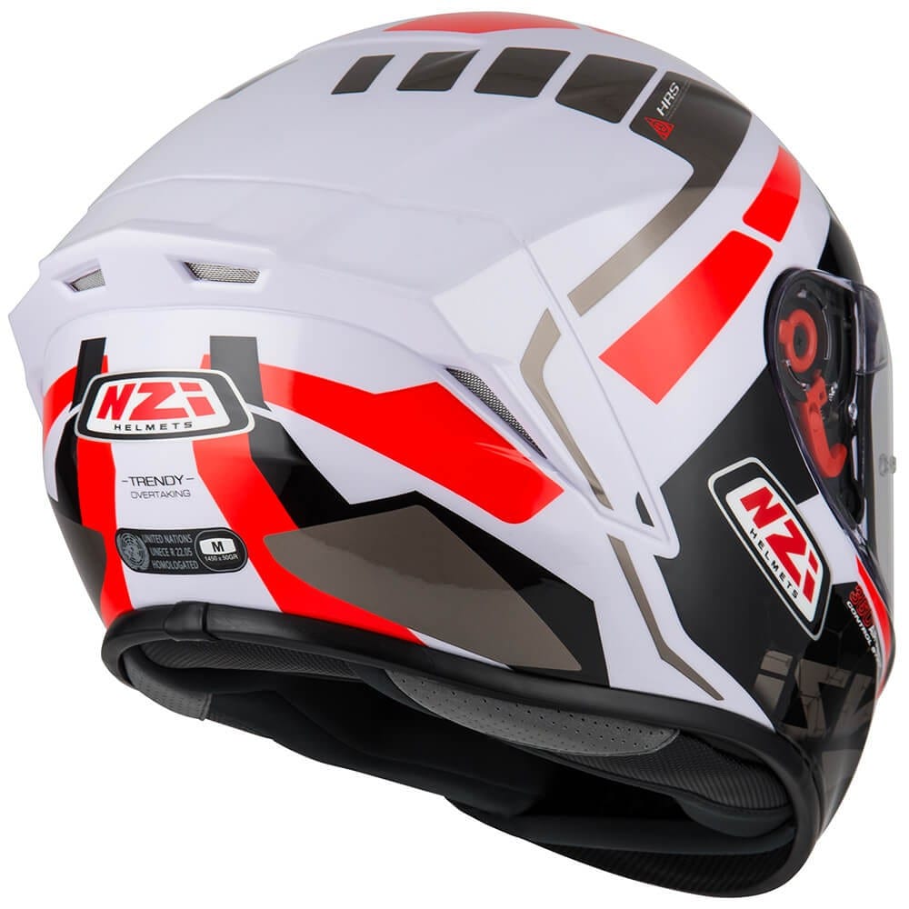 CASCO INTEGRAL NZI TRENDY OVERTAKING BLANCO/ROJO BRILLO2