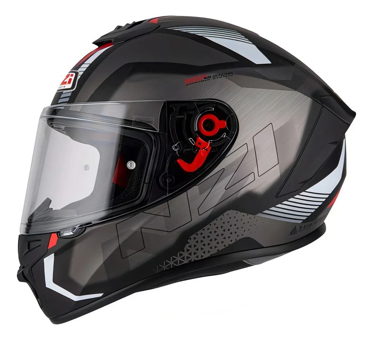CASCO INTEGRAL NZI TRENDY METAL BLACK ANTRACITA ROJO BRILLO1