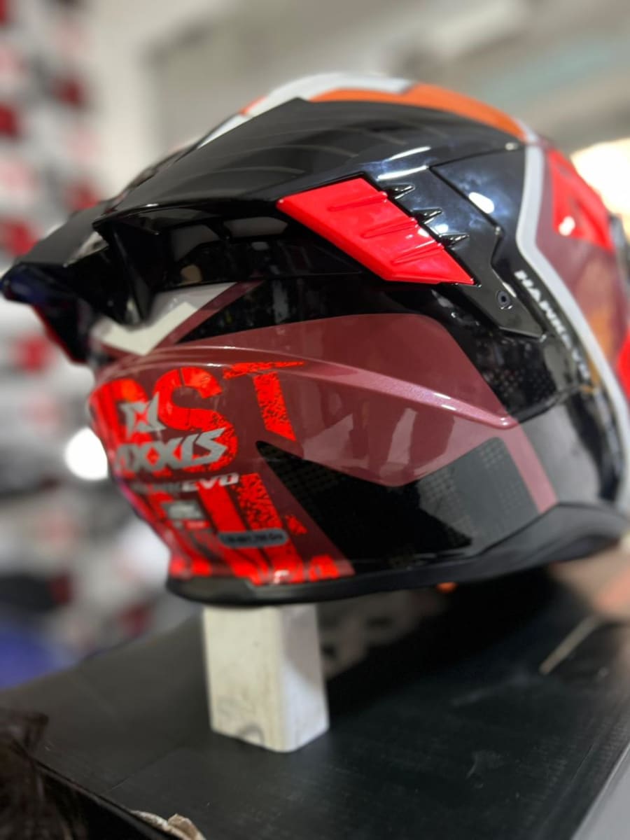CASCO INTEGRAL AXXIS FF122 HAWK SV EVO FIRST ONE C5 ROJO BRILLANTE2