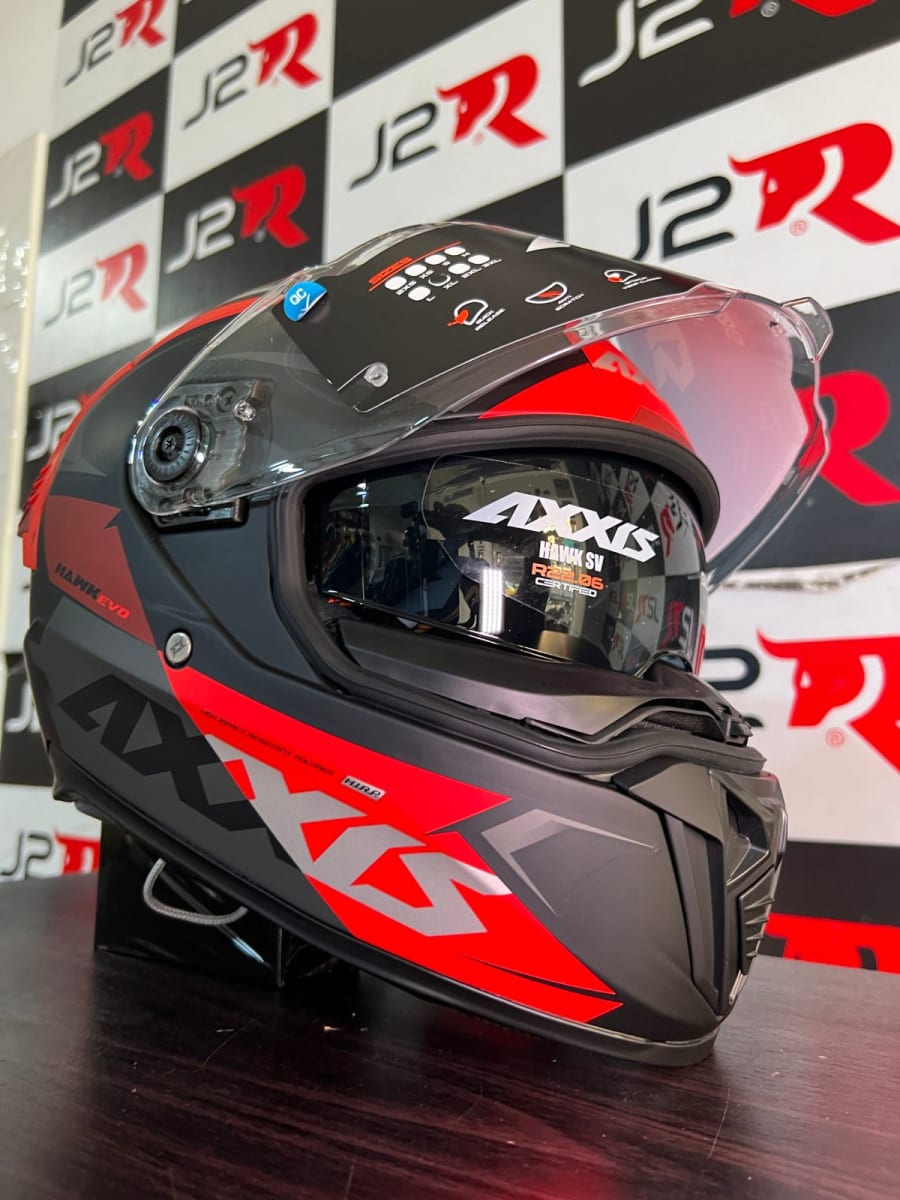CASCO INTEGRAL AXXIS HAWK SV IXIL B15 ROJO MATE2