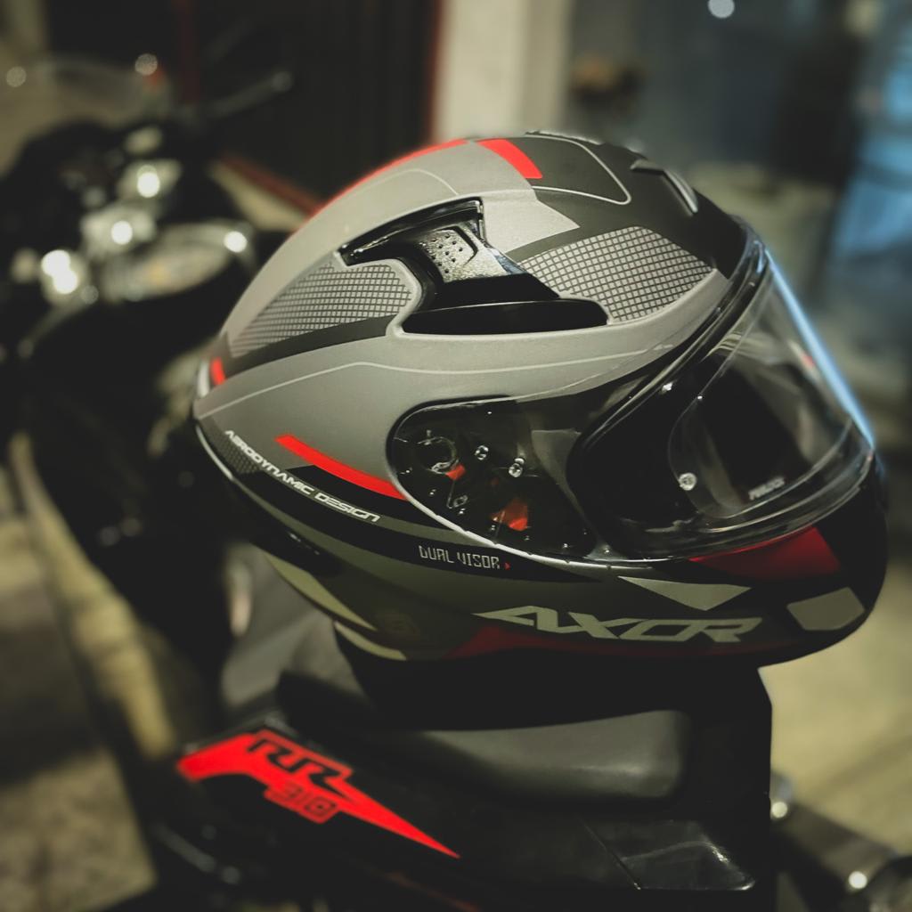 CASCO INTEGRAL AXOR APEX TURBINE ROJO2