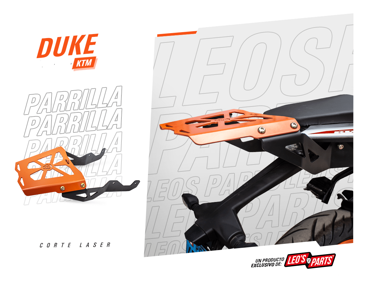 PARRILLA KTM DUKE 250/390 - 200NG - LP1