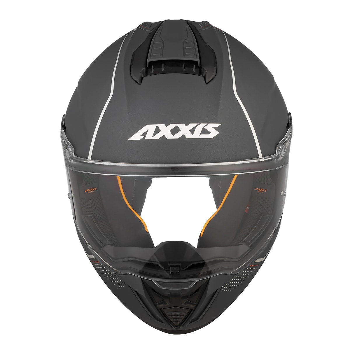 CASCO INTEGRAL AXXIS FF122 HAWK SV SOLID A2 TITANIO MATE2