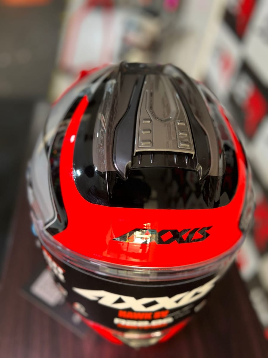 CASCO INTEGRAL AXXIS HAWK SV JUDGE B5 ROJO FLUOR2