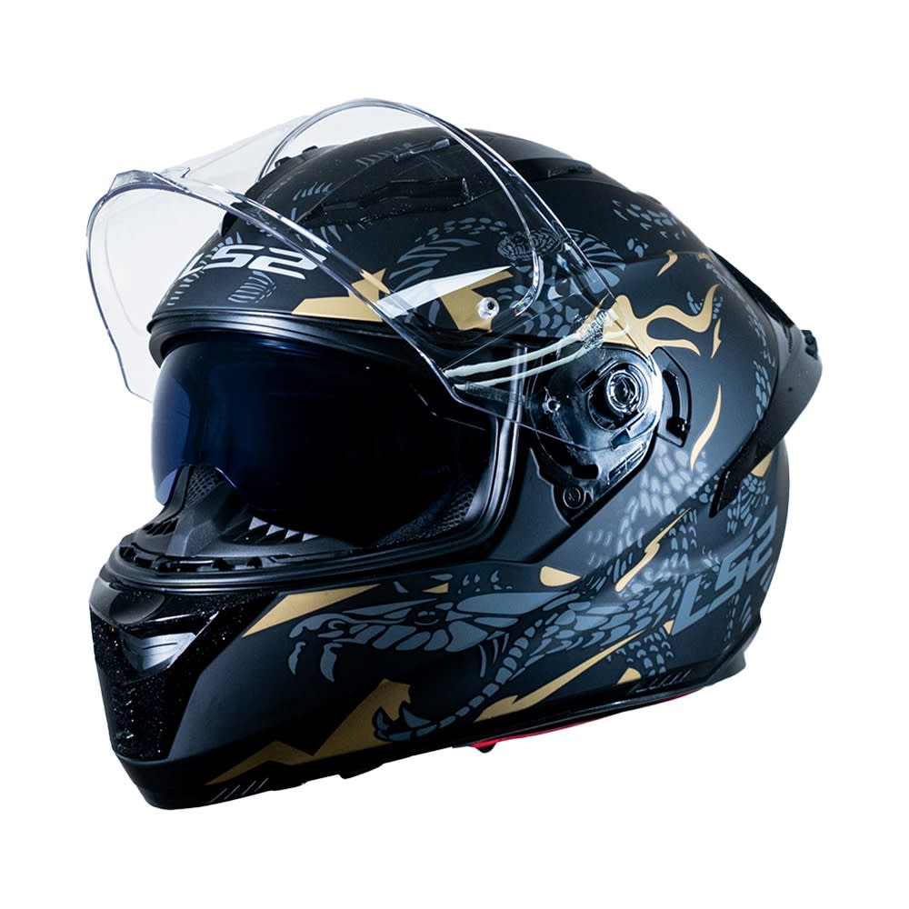 CASCO INTEGRAL LS2 FF806 MAMBA NEGRO / DORADO2