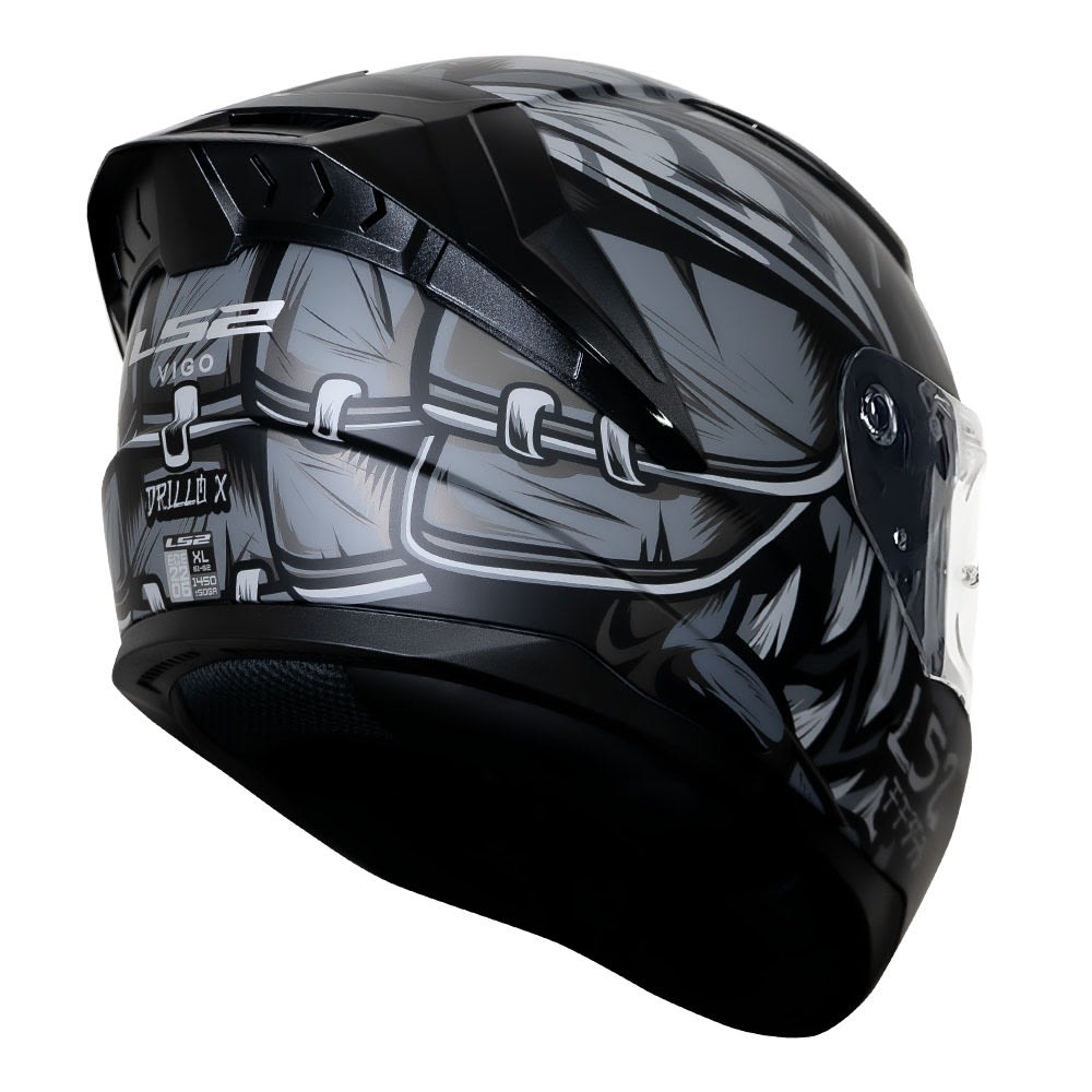 CASCO INTEGRAL LS2 FF810 DRILLOX GRIS / GRIS3