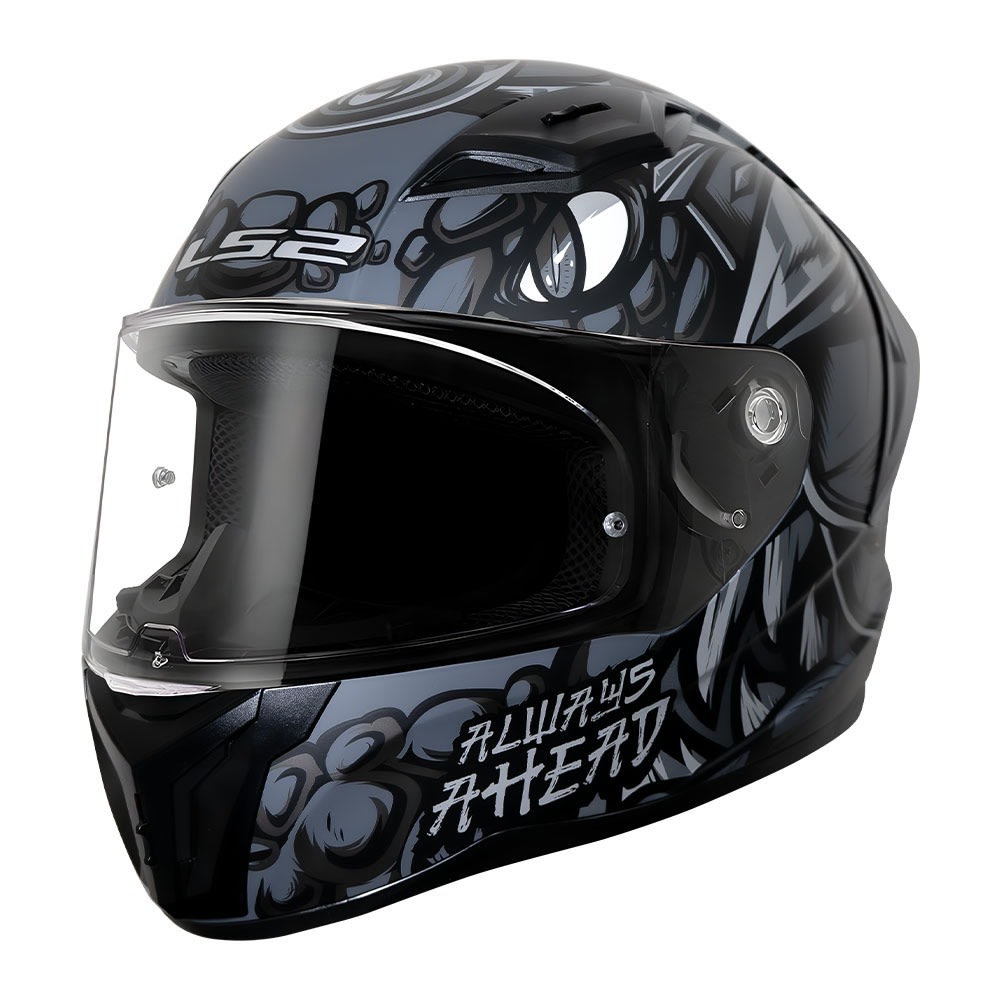 CASCO INTEGRAL LS2 FF810 DRILLOX GRIS / GRIS2