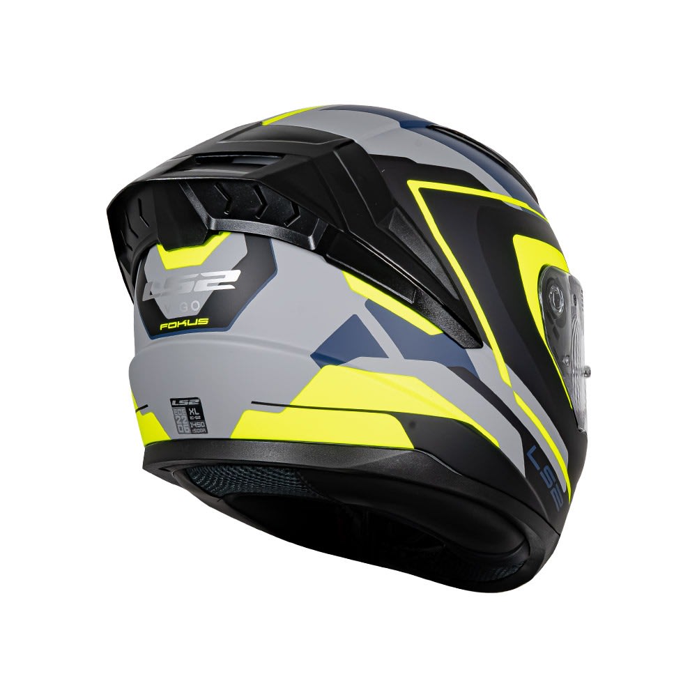 CASCO INTEGRAL LS2 FF810 FOKUS NEON / GRIS3