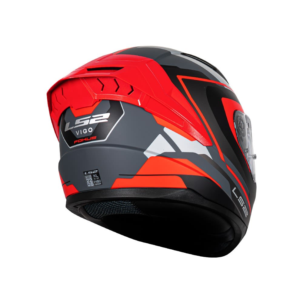 CASCO INTEGRAL LS2 FF810 FOKUS ROJO / GRIS3