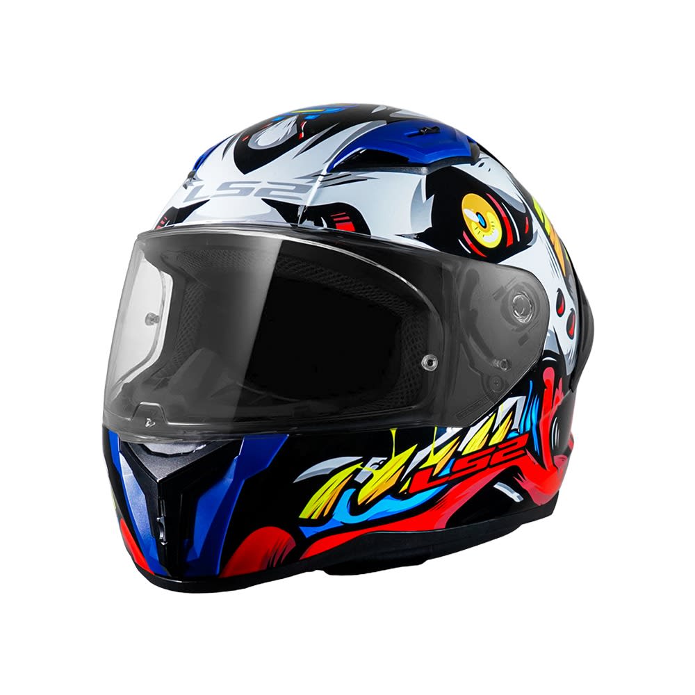 CASCO INTEGRAL LS2 FF810 XKULL NEGRO/ROJO3