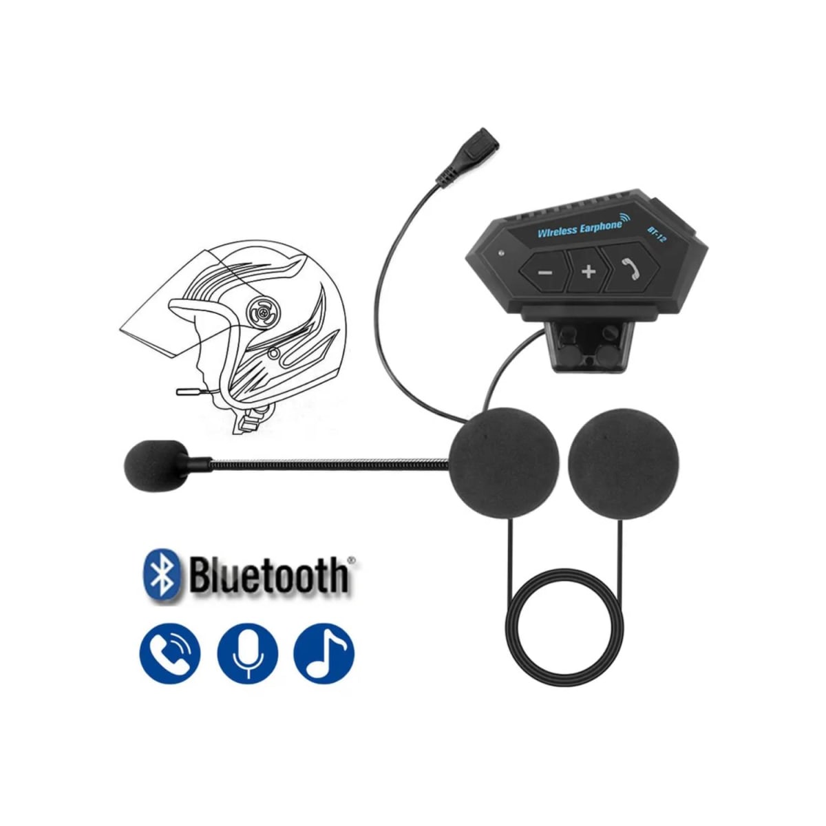 INTERCOMUNICADOR BLUETOOH BASICO4