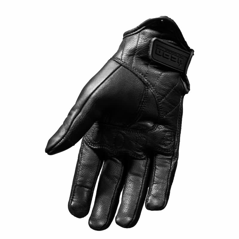 GUANTES IICON CUERO NEGRO1