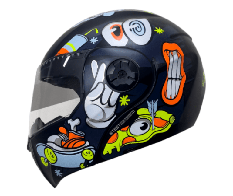 CASCO ABATIBLE ICH PIZZA AMARILLO KIDS2