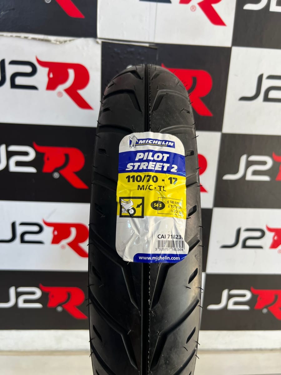 LLANTA MICHELIN PILOT STREET 2 110/70/17 M/C-TL 54S DEL1