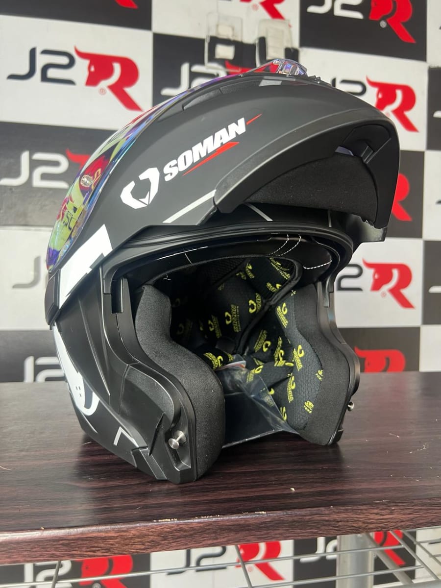 CASCO ABATIBLE SOMAN BULL DOG VISOR REVO1