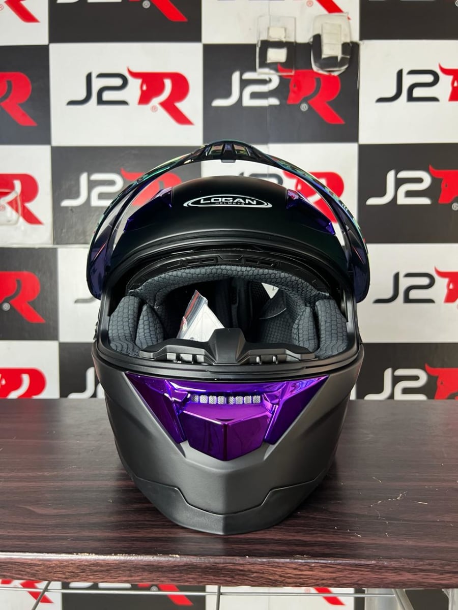 CASCO INTEGRAL LOGAN K1 SAFIRO LILA3