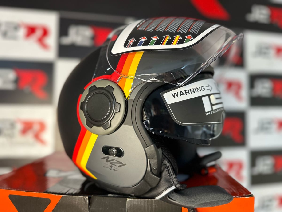 CASCO ABIERTO NZI RINGWAY DUO SKYLINE BLACK ANTRACITE MATT7