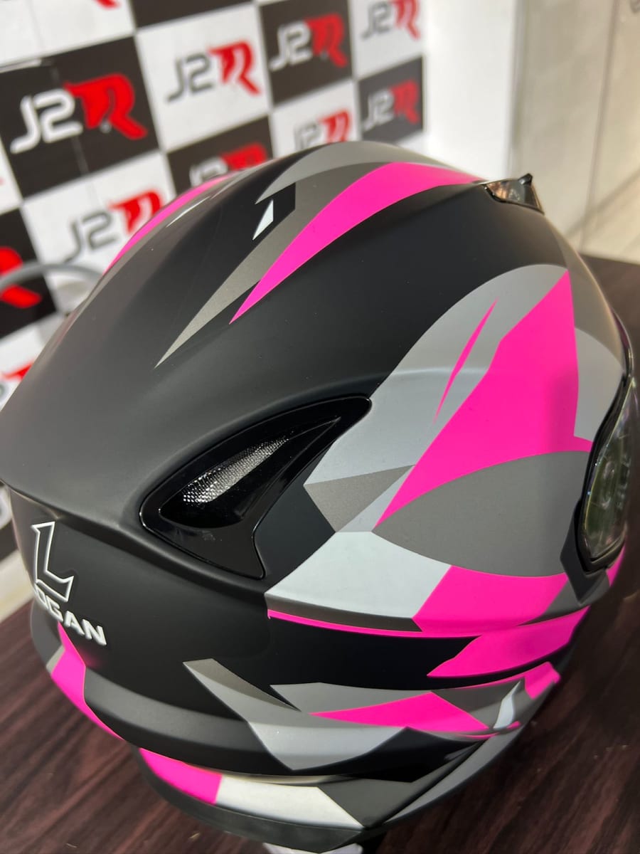 CASCO INTEGRAL LOGAN K4 ROSADO GRAFITI3