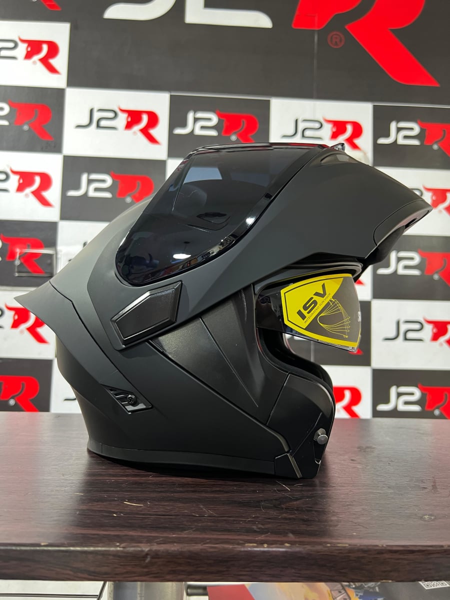 CASCO ABATIBLE SOMAN NEGRO MATE - SM9553