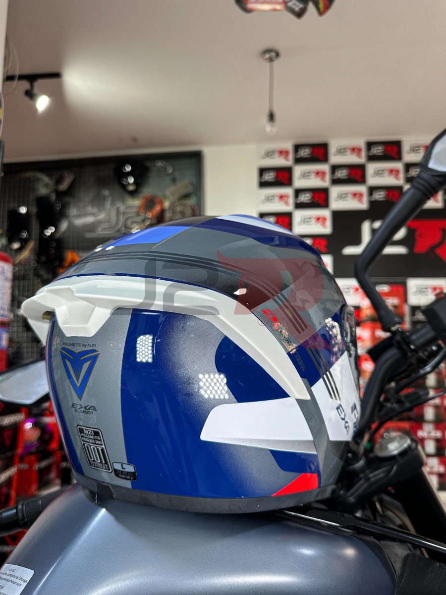 CASCO INTEGRAL FIBRA EXA DUO CHROMA SUMMIT BLUE / WHITE2