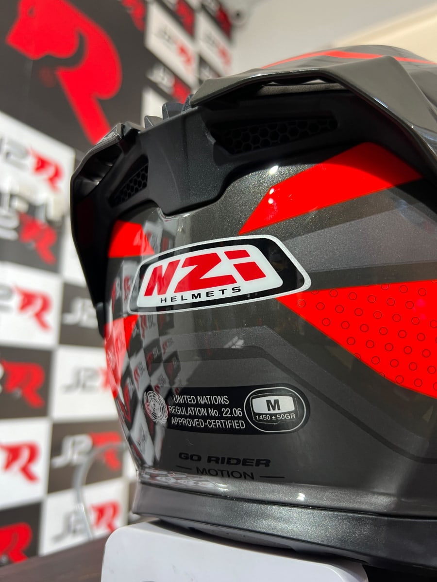 CASCO INTEGRAL NZI GO RIDER STREAM MOTION ANTRACITE / BLACK / RED4