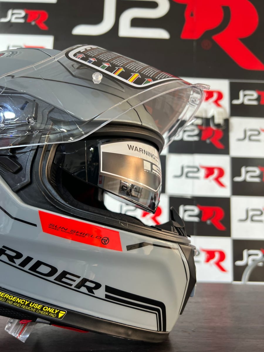 CASCO INTEGRAL NZI GO RIDER STREAM SOLID NOUVEAU GREY3